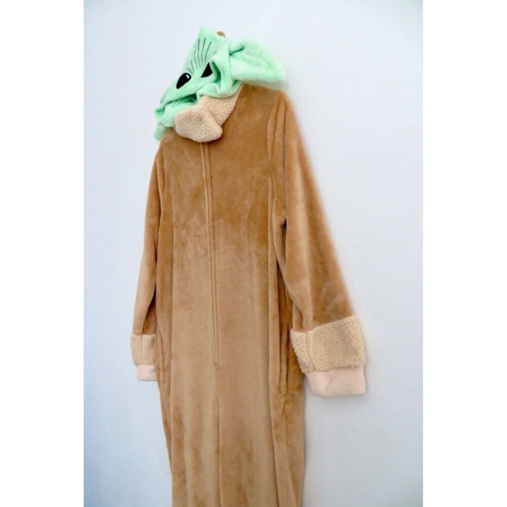 NEW! Star Wars Baby Yoda Unisex Union Suit Adult One Piece Pajama Costume 2XL - Picture 8 of 11
